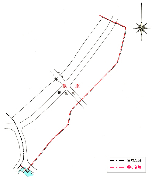 地図　銀座東地区