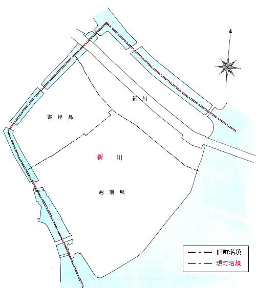 地図　新川地区