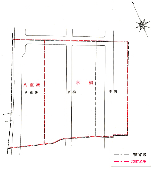 地図　八重洲二丁目・京橋地区