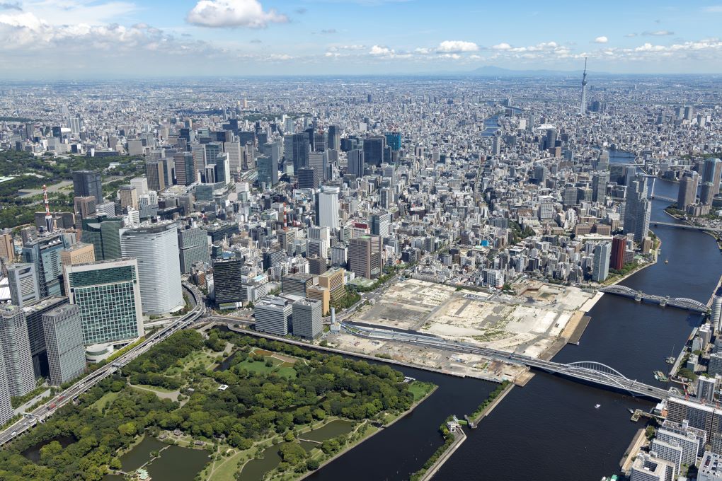 中央区ホームページ／航空写真（京橋地域）