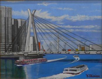 中央大橋（油絵）の画像