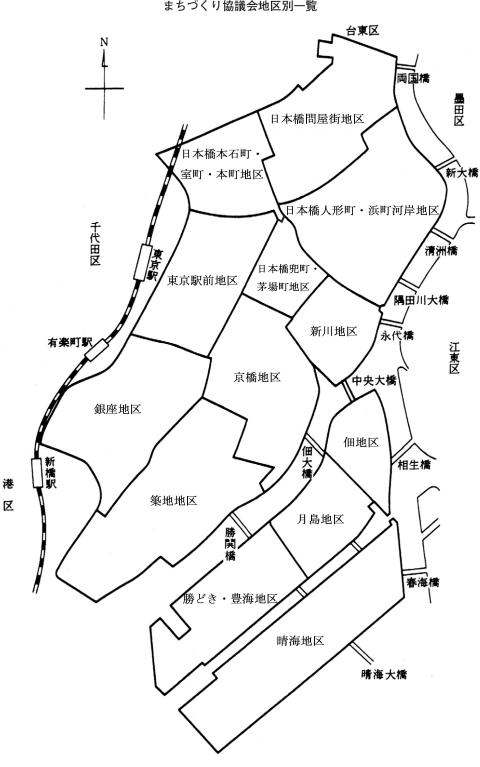 まちづくり協議会区域図の画像