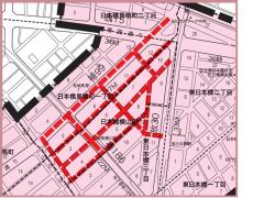 日本橋問屋街　協議対象区域の画像