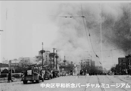朝日新聞社前（有楽町）から数寄屋橋を見る　過去　画像