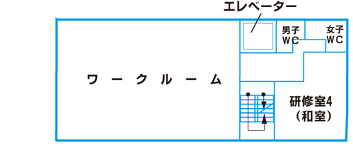 4階のフロア図