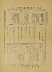 通知「市民防空訓練」　所蔵：中央区立郷土天文館　画像