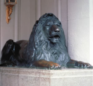 昭和16年(1941)ライオン像、供出へ　画像