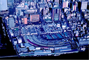 現在の築地市場[提供：東京都]　画像