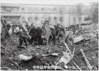 泰明国民学校にも直撃弾／提供：石川令子　画像