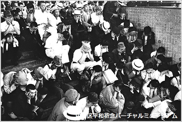 東京駅での待避訓練　撮影：石川　光陽　画像